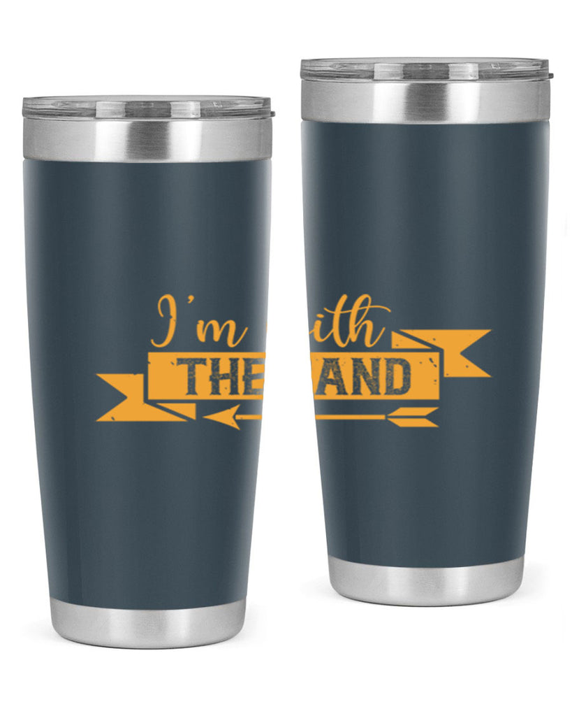 i’m with the band 58#- mardi gras- Tumbler