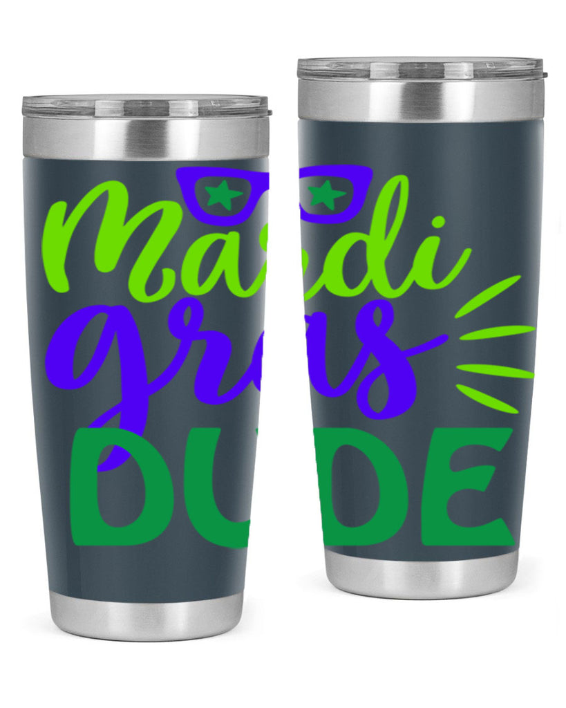mardi gras dude 10#- mardi gras- Tumbler