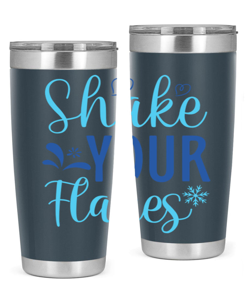 shake your flakes 359#- winter- Tumbler