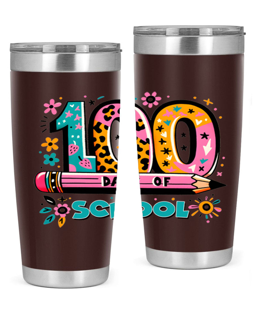 100 days of school lighting 32#- 100 days of school- Tumbler