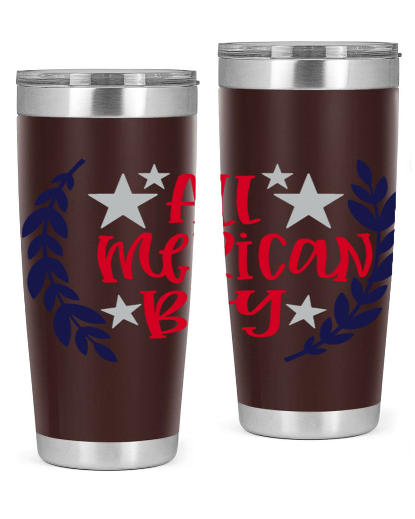 All Merican Boy Style 143#- Fourt Of July- Tumbler