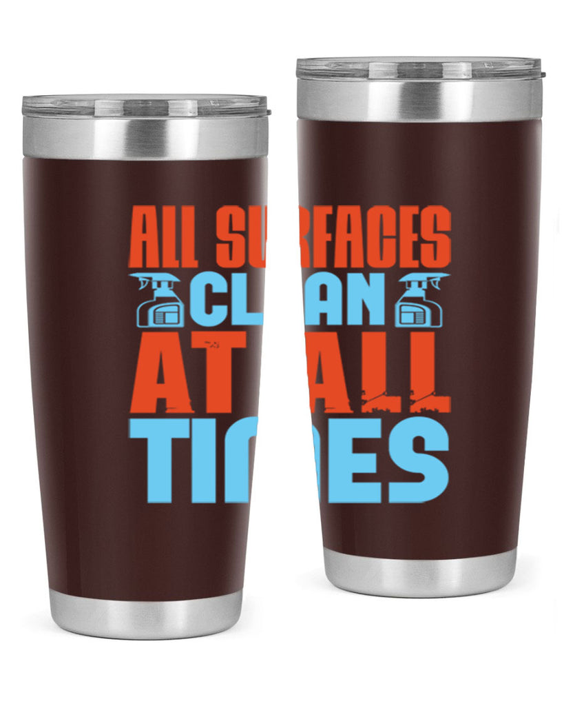 All surfaces clean at all times Style 2#- cleaner- tumbler