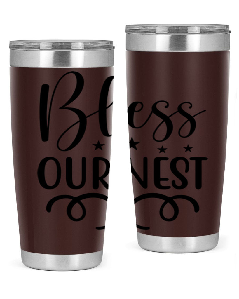 Bless Our Nest 50#- spring- Tumbler