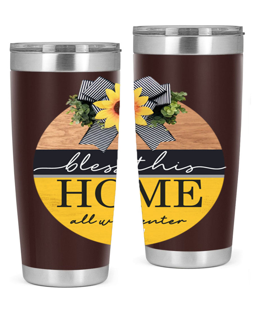 Bless this Home and all Mockup56#- spring- Tumbler