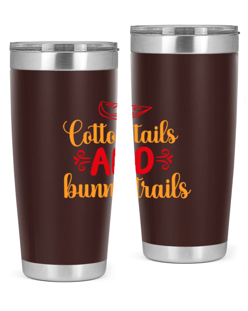 Cotton tails and bunny trails 111#- spring- Tumbler