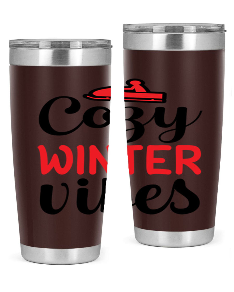 Cozy winter vibes 68#- winter- Tumbler