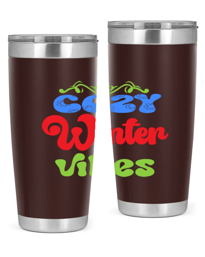 Cozy winter vibes 75#- winter- Tumbler