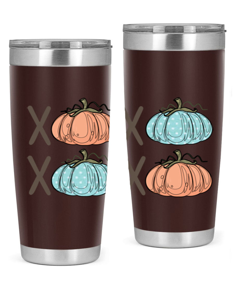 Fall Pumpkin XOXO 129#- fall- Tumbler