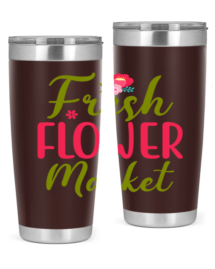 Fresh Flower Market 144#- spring- Tumbler