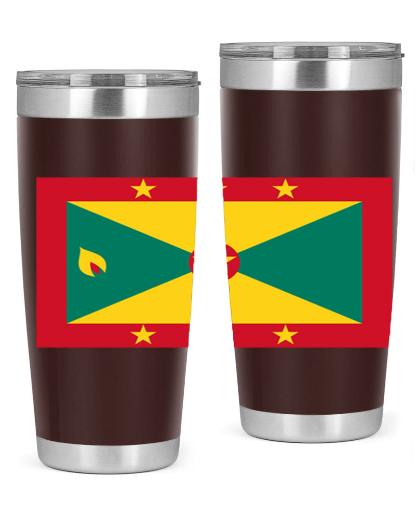 Grenada 130#- world flags- Tumbler
