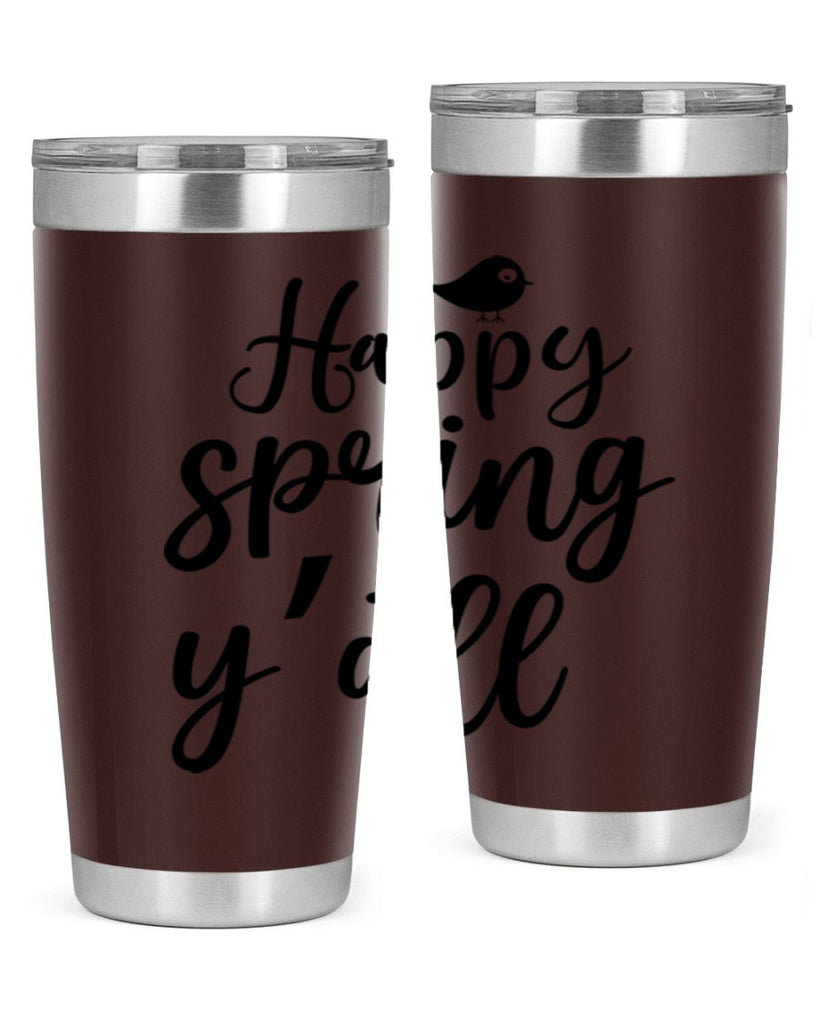 Happy Spring Y'all 167#- spring- Tumbler