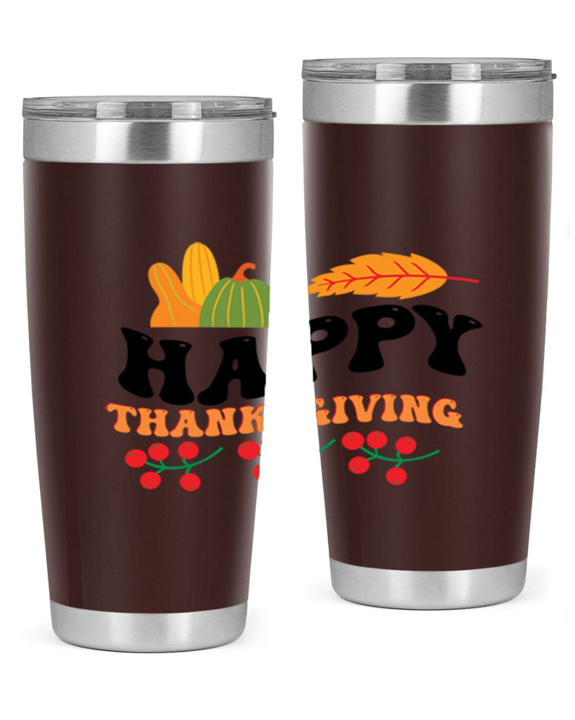 Happy Thanksgiving 251#- fall- Tumbler