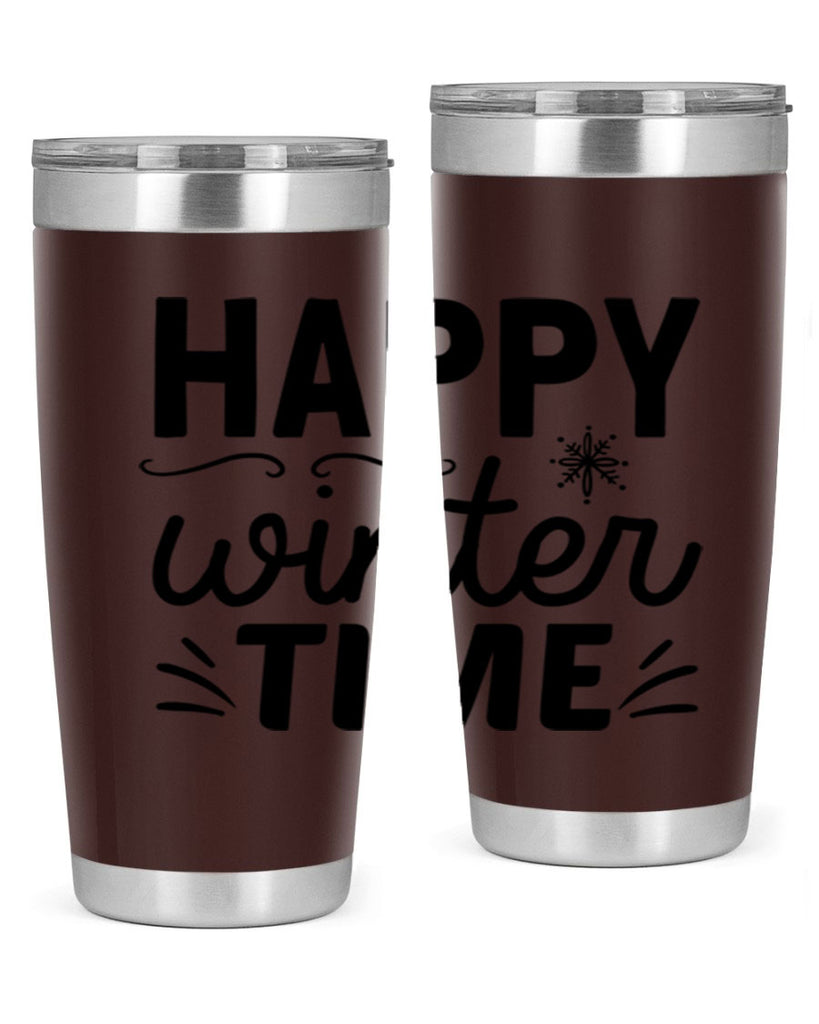 Happy Winter Time134#- winter- Tumbler
