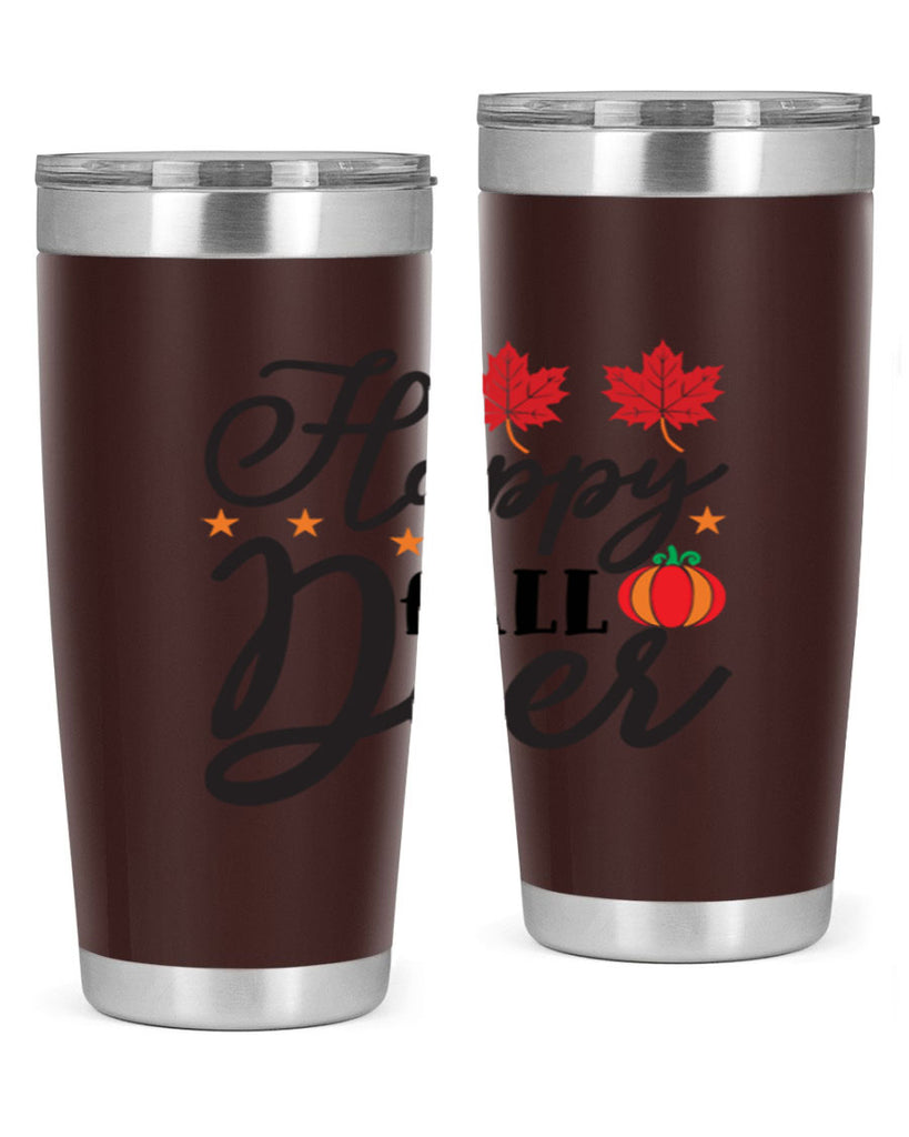 Happyfalldeer 254#- fall- Tumbler