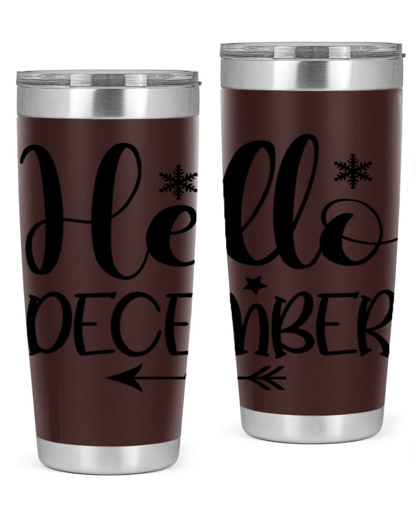 Hello December161#- winter- Tumbler
