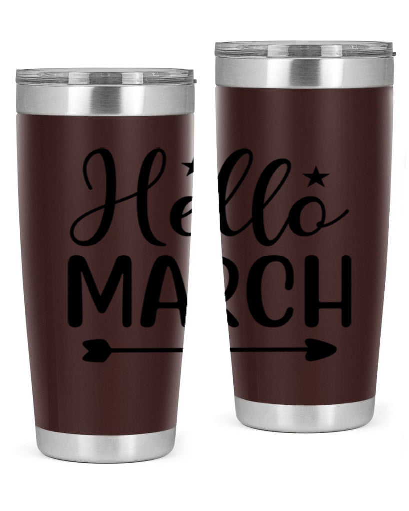 Hello March 184#- spring- Tumbler