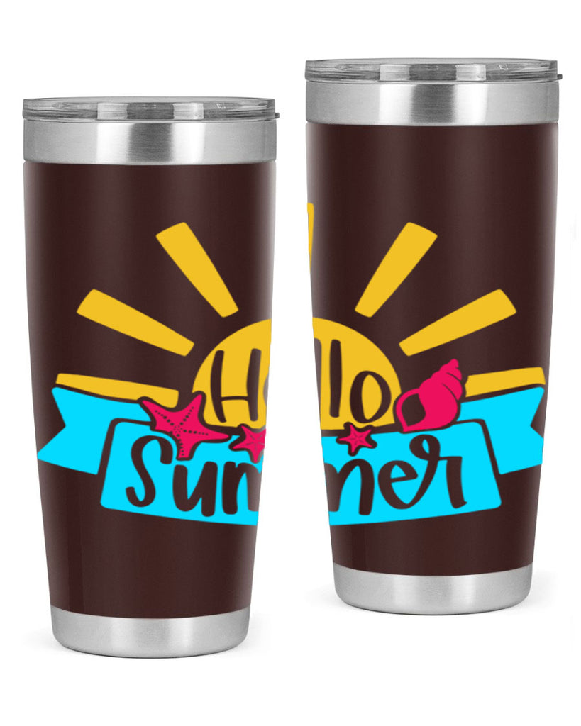 Hello Summer Style 38#- summer- Tumbler