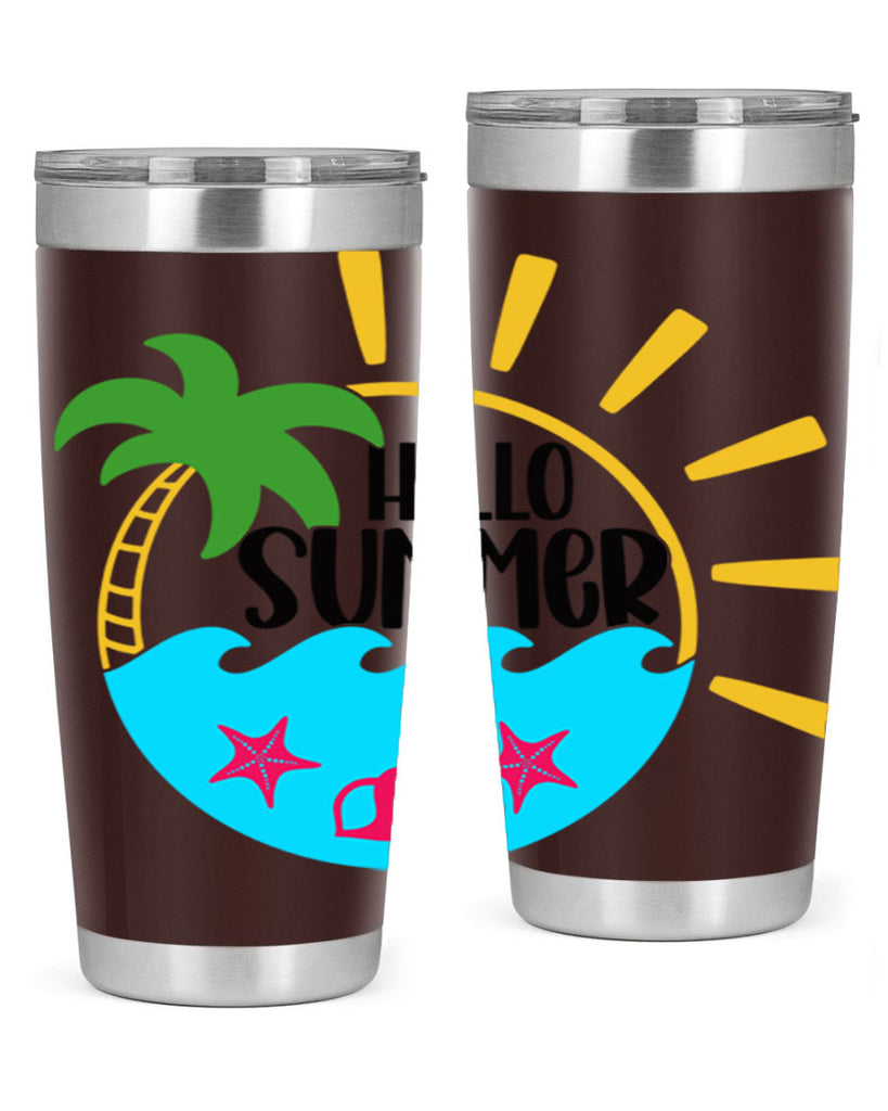 Hello Summer Style 40#- summer- Tumbler