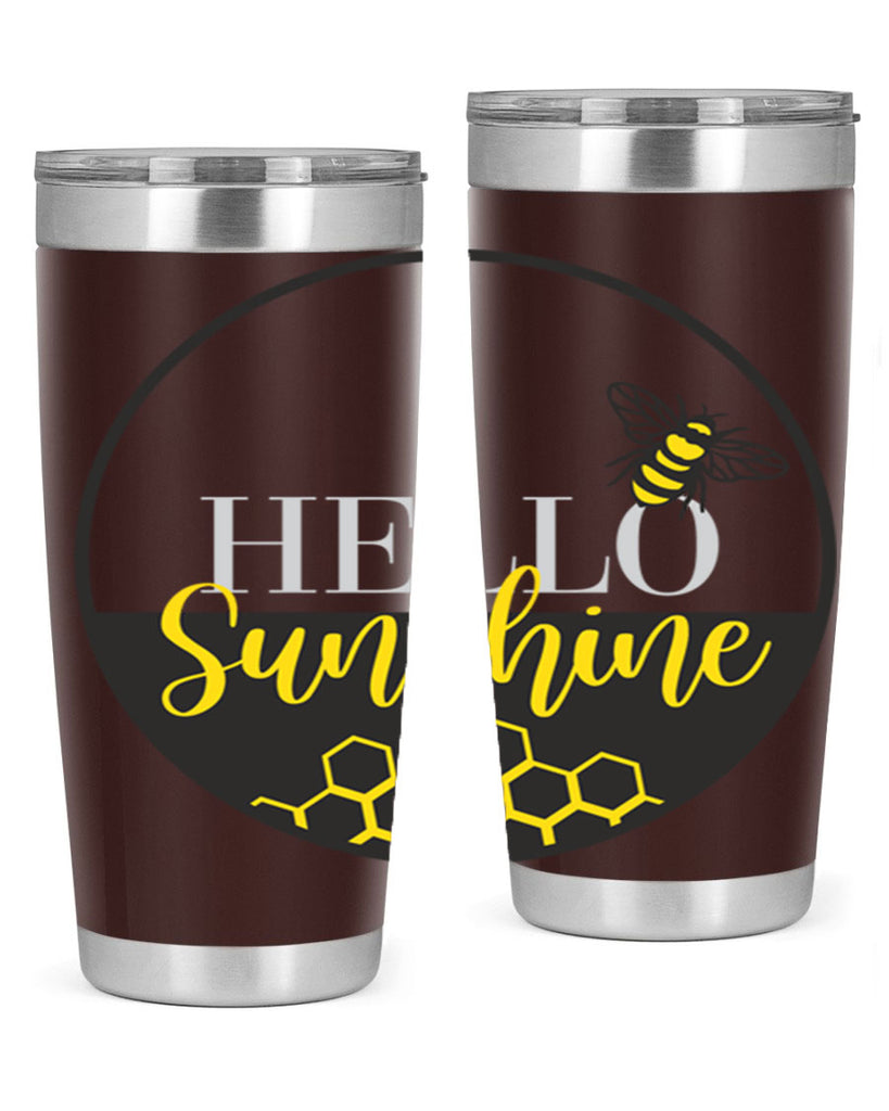 Hello Sunshine and bee216#- spring- Tumbler