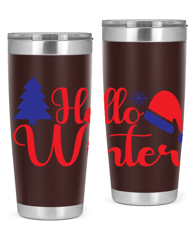 Hello Winter 179#- winter- Tumbler