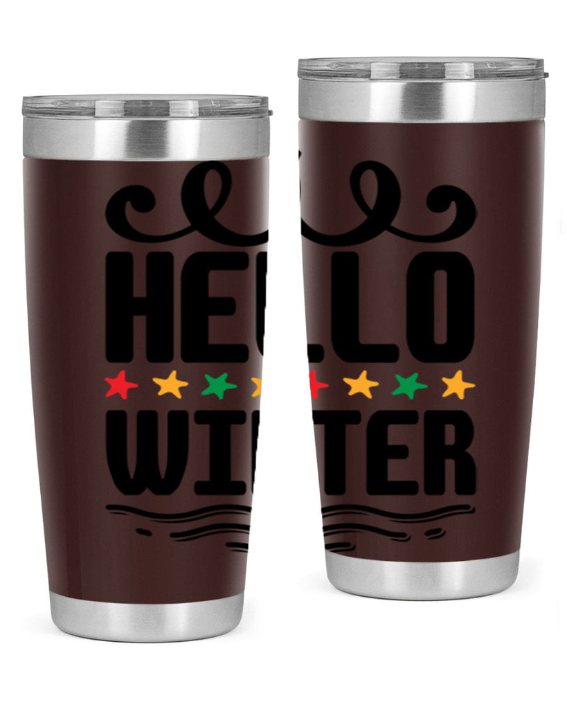 Hello Winter 185#- winter- Tumbler