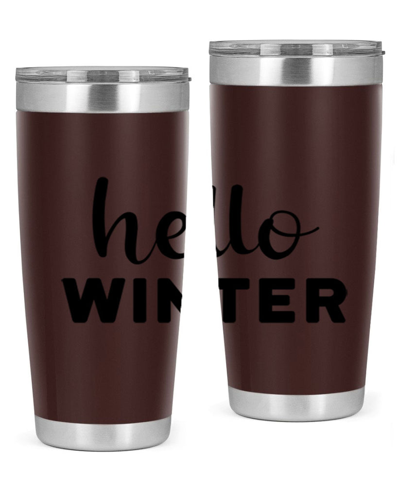 Hello Winter 186#- winter- Tumbler