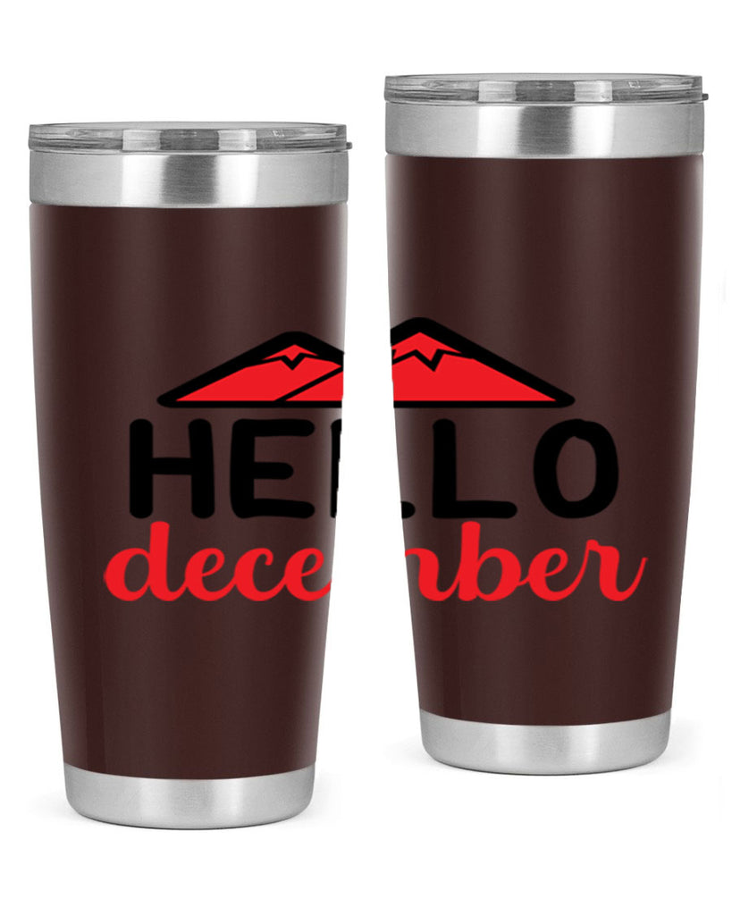 Hello december 160#- winter- Tumbler