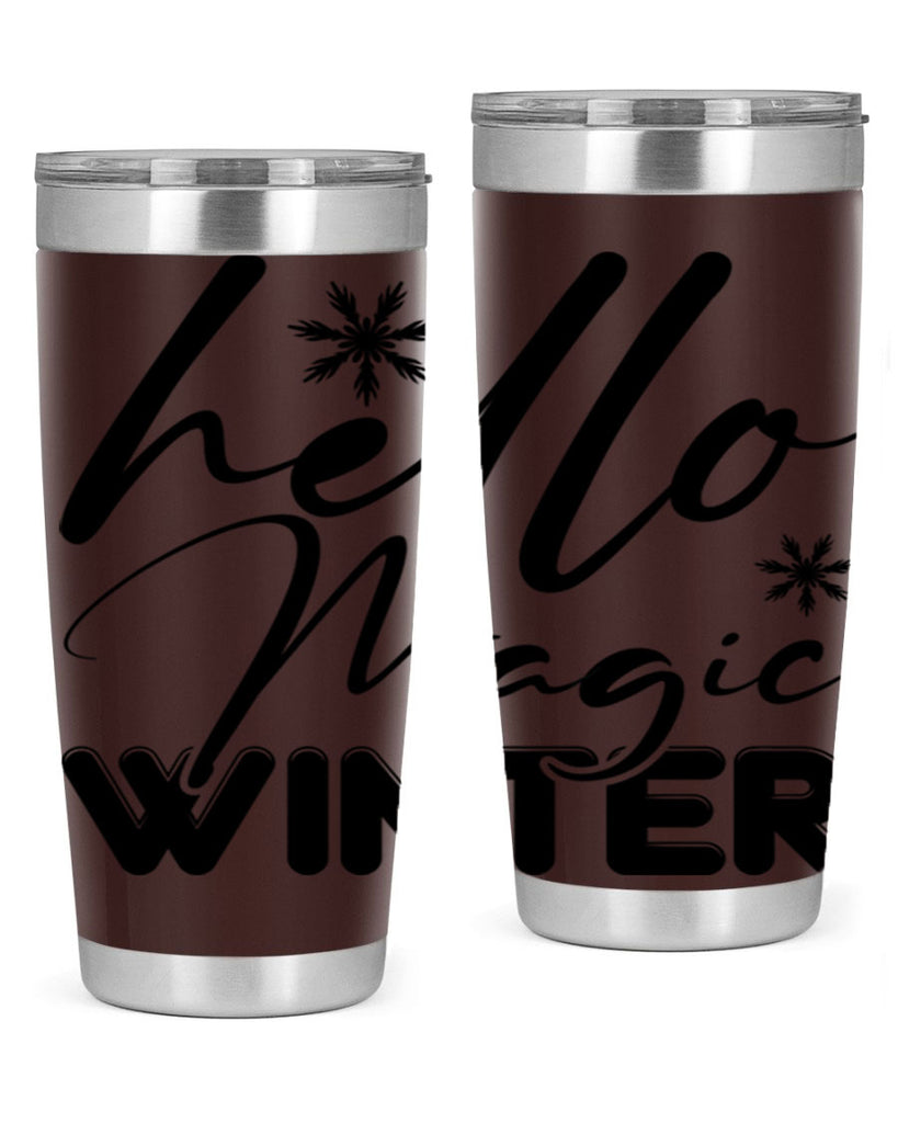Hello magic winter 178#- winter- Tumbler
