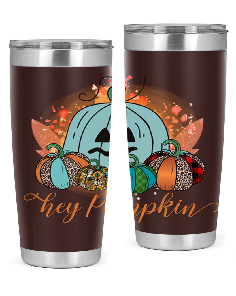 Hey Pumpkin 302#- fall- Tumbler