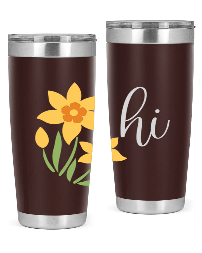 Hi daffodil flower236#- spring- Tumbler