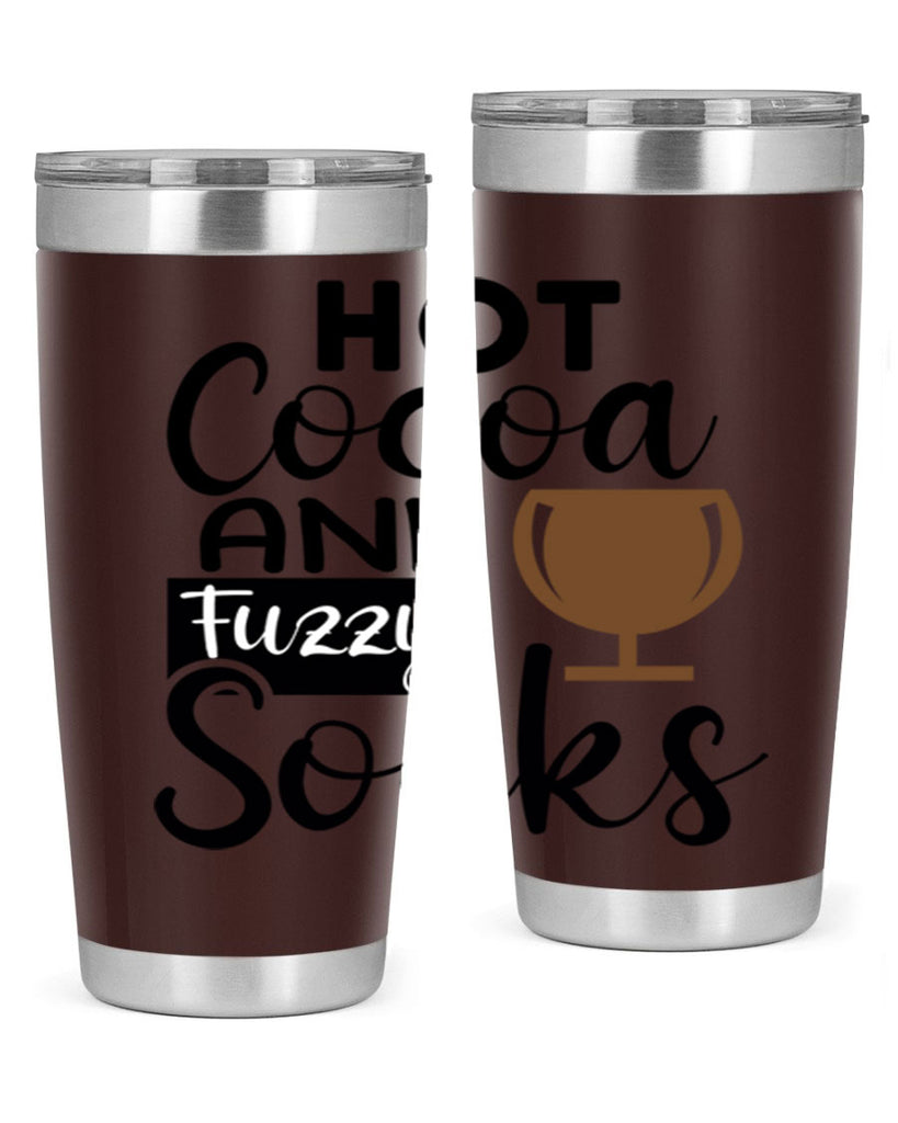 Hot Cocoa And Fuzzy Socks 218#- winter- Tumbler