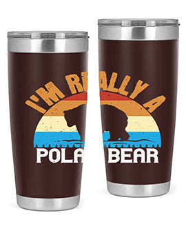 I'm Really A Polar Bear 38#- Bears- Tumbler