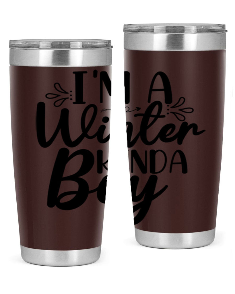 Im A Winter Kinda Boy 238#- winter- Tumbler