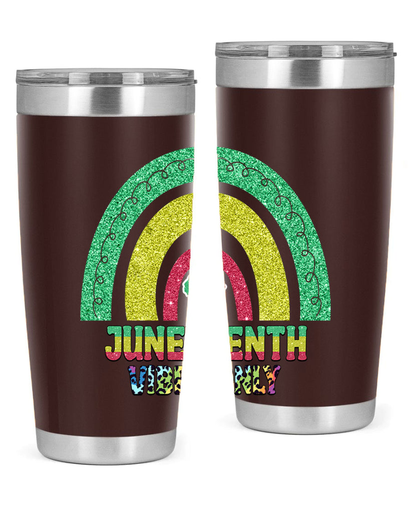 Juneteenth Vibes Only 5#- Juneteenth- tumbler