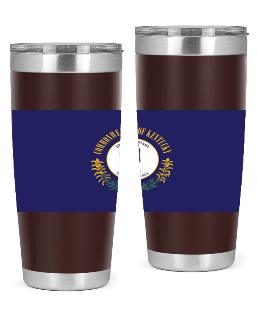Kentucky 35#- Us Flags- Tumbler