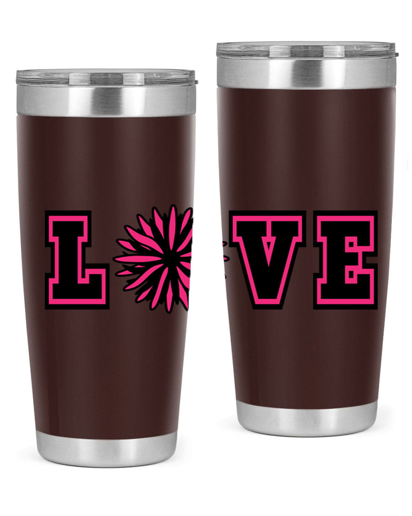Love 694#- cheer- Tumbler