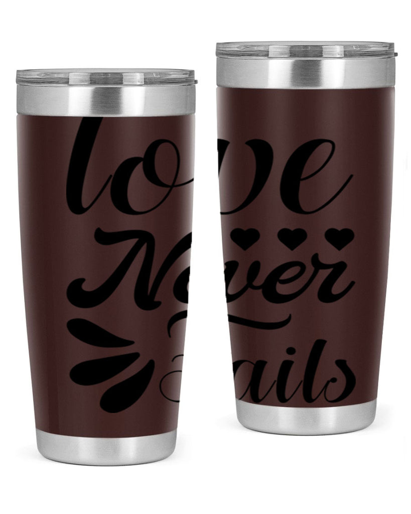 Love Never Fails 316#- winter- Tumbler
