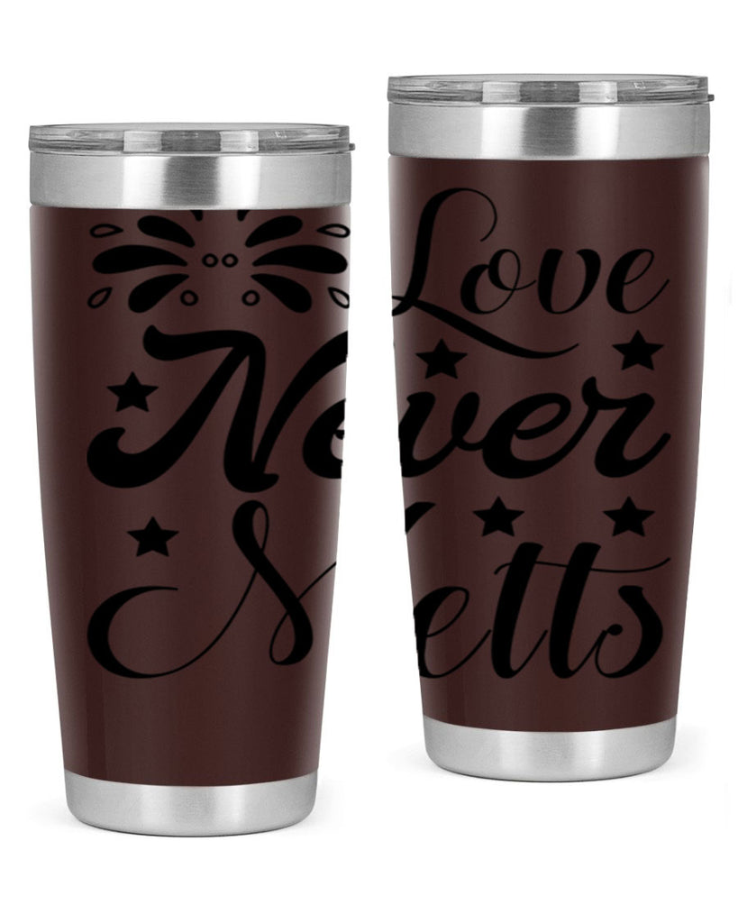 Love Never Melts 318#- winter- Tumbler