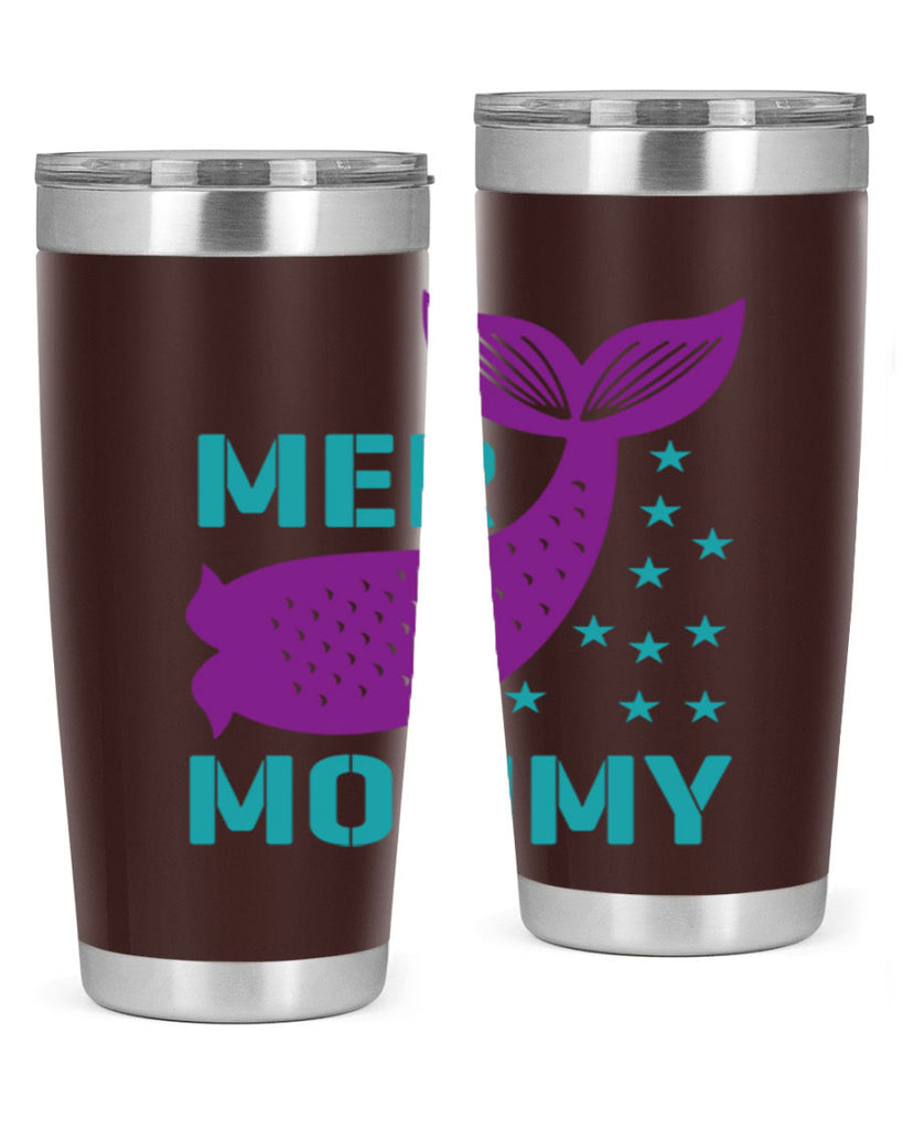 Mer Mommy 342#- mermaid- Tumbler