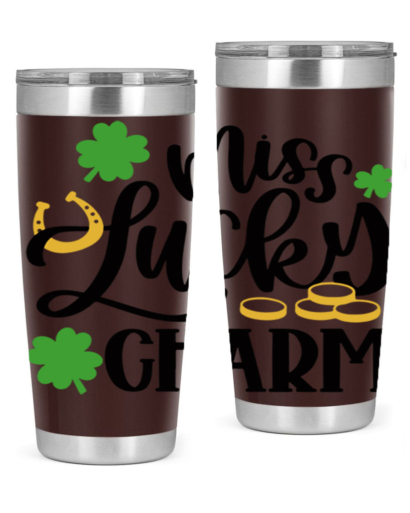 Miss Lucky Charm Style 47#- St Patricks Day- Tumbler