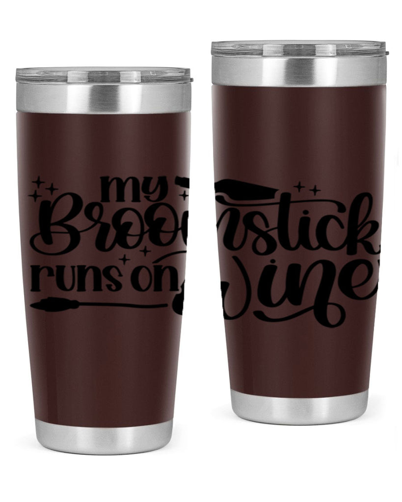 My Broomstick Runs On Wine Style 34#- make up- Tumbler