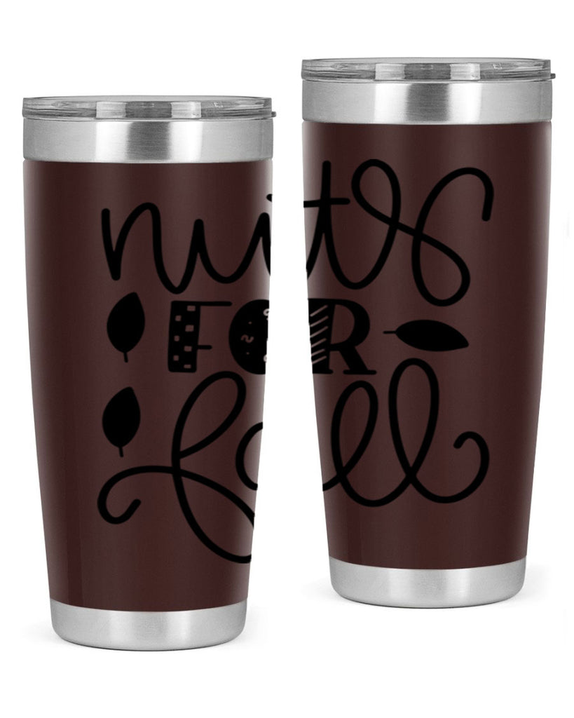 Nuts For Fall 446#- fall- Tumbler