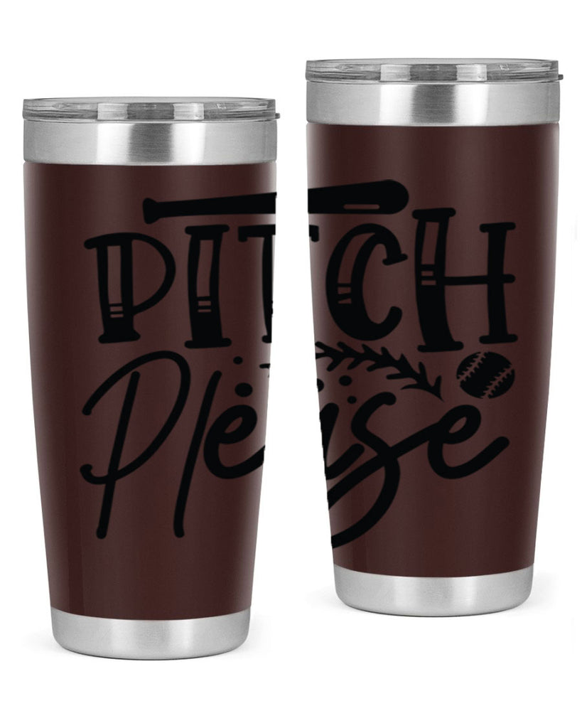 Pitch Please 2037#- baseball- Tumbler