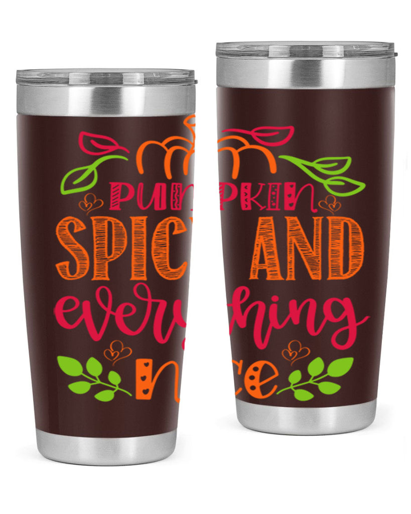 Pumpkin Spice and Everything Nice 536#- fall- Tumbler