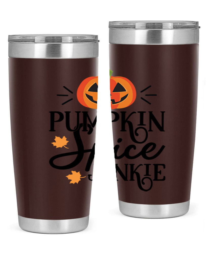 Pumpkinspicejunkie 568#- fall- Tumbler