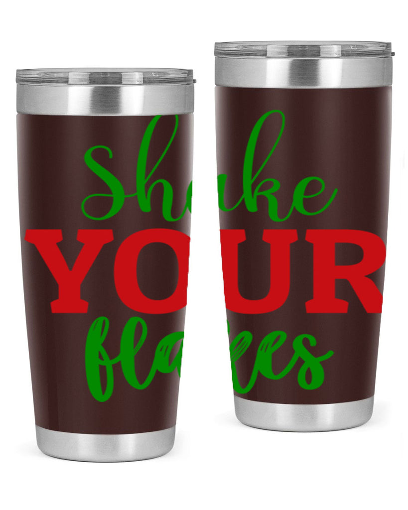 Shake Your Flakes 355#- winter- Tumbler