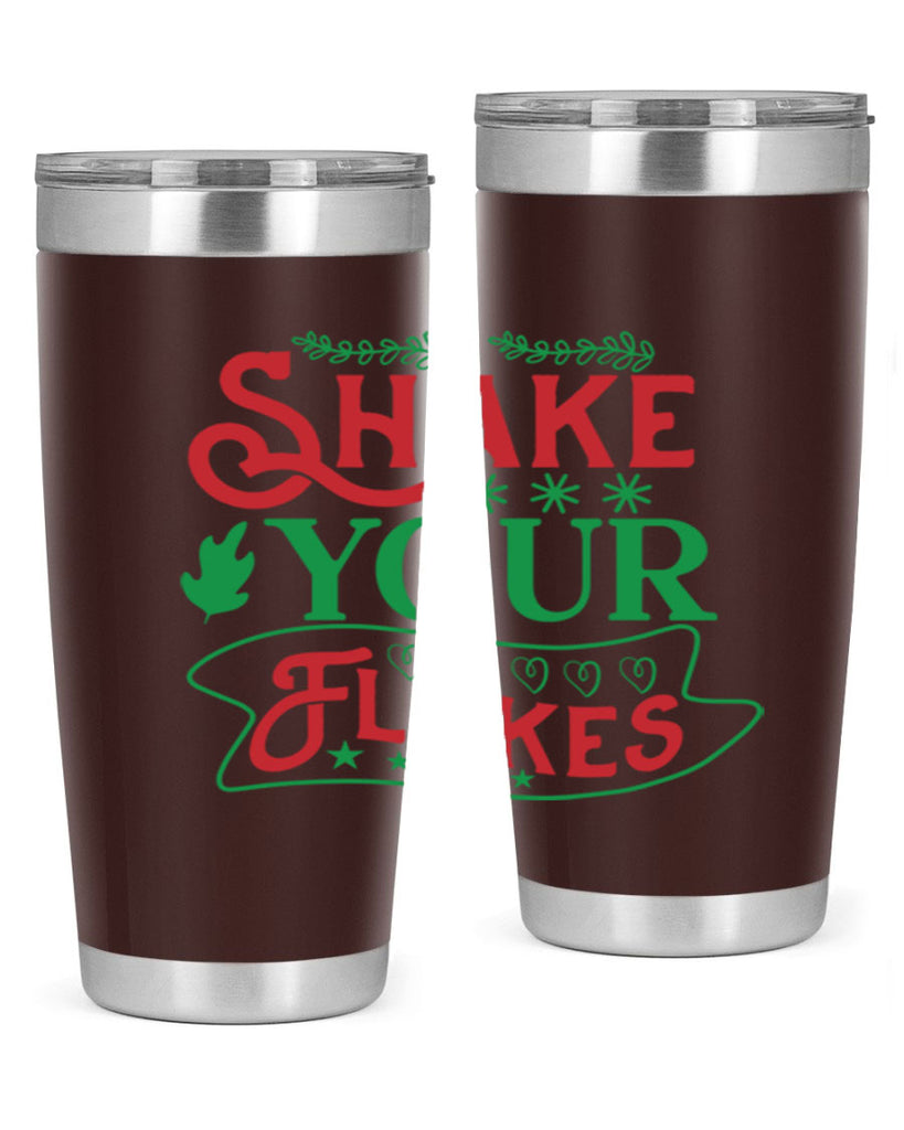 Shake Your Flakes 358#- winter- Tumbler