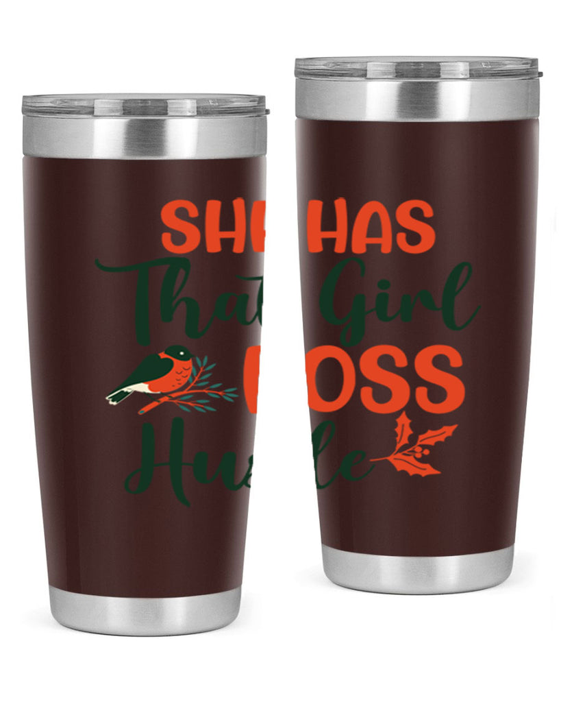 She Has That Girl Boss Hustle 363#- winter- Tumbler