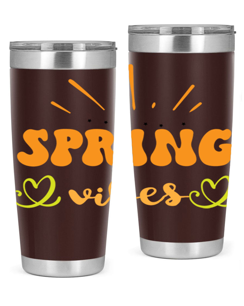 Spring vibes  519#- spring- Tumbler