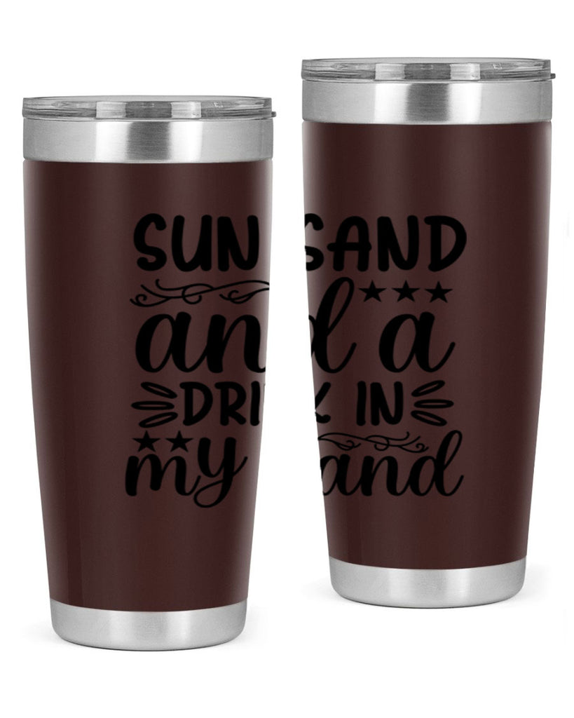 Sunsandandadrink 482#- zodiac- Tumbler